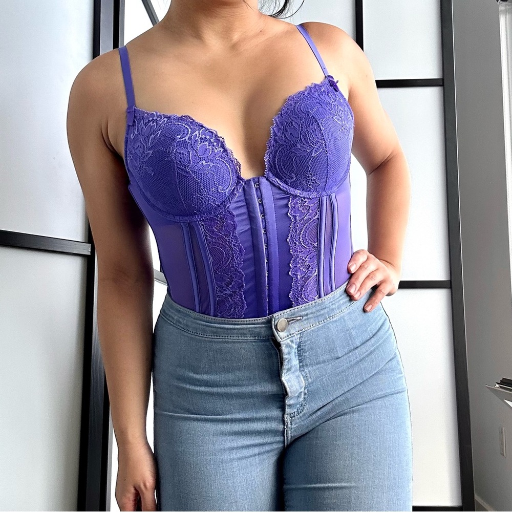 La SENZA push-up corset bustier, small